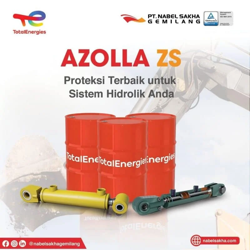 Oli Hidrolik Azolla ZS Nabel Sakha