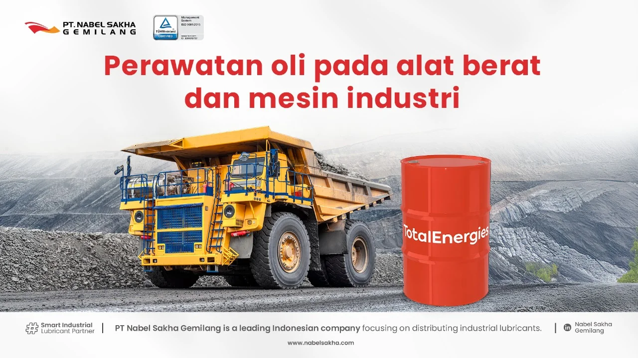 Oli alat berat dari TotalEnergies